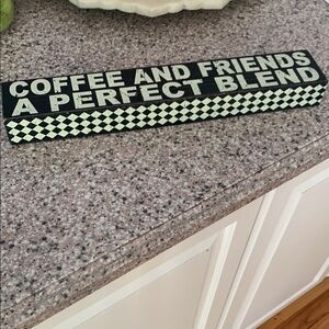 Black and White Decorative Sign